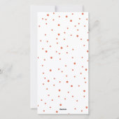 Whimsical Colorful Merry-kerstfoto Feestdagenkaart (Achterkant)