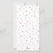 Whimsical Colorful Merry kerstfoto Holiday C Feestdagenkaart (Achterkant)