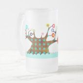 Whimsical Colorful Tree Mok (Voorkant links)