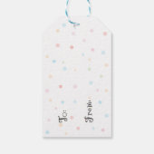 Whimsical Congrats Gift Label Cadeaulabel (Achterkant)