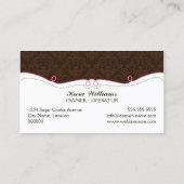 Whimsical Cookie Bakery Visitekaartje (Achterkant)