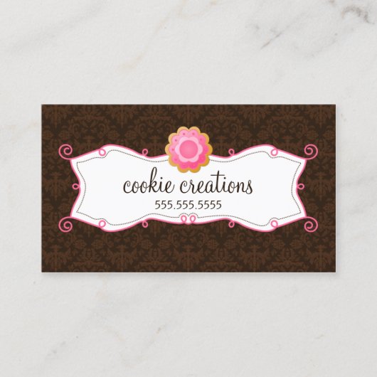 Whimsical Cookie Bakery Visitekaartje (Voorkant)