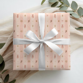 Whimsical Coquette Notenkraker Kerstmis Cadeaupapier