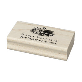 Whimsical Coquette Notenkraker Kerstmis Rubberstempel