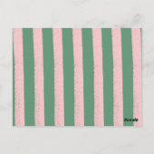 Whimsical Coquette Tulp & Lintje Custom Bedankt Briefkaart (Achterkant)