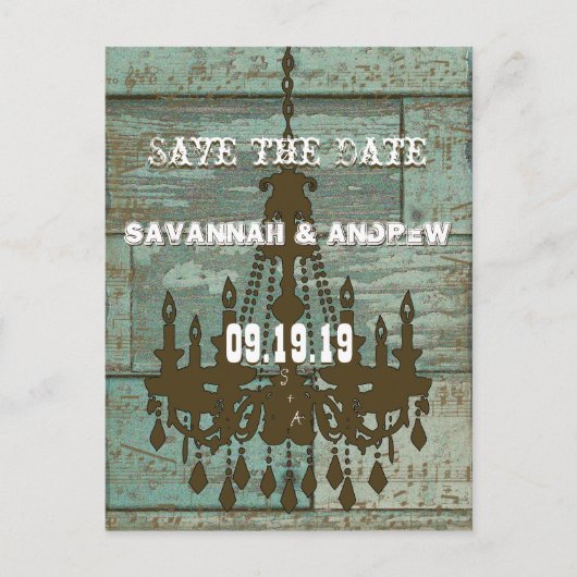 Whimsical Coral Heart Leaf Tree Save the Date Aankondigingskaart (Voorkant)