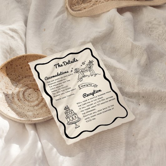 Whimsical cosmic space The details Enclosure Card Bedankkaart