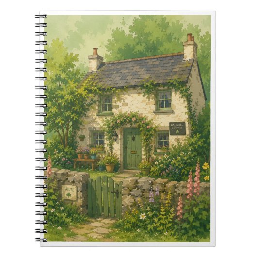 Whimsical Cottage Core geïnspireerd Notitieboek (Voorkant)