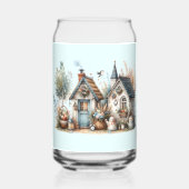Whimsical Cottage Garden Blikvorm Glas (Voorkant)