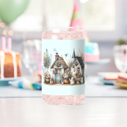 Whimsical Cottage Garden Blikvorm Glas (Insitu (Verjaardag))