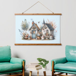 Whimsical Cottage Garden Hangend Wandkleed