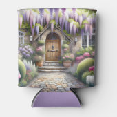 Whimsical Cottage Garden Pathway Blikjeskoeler (Voorkant)