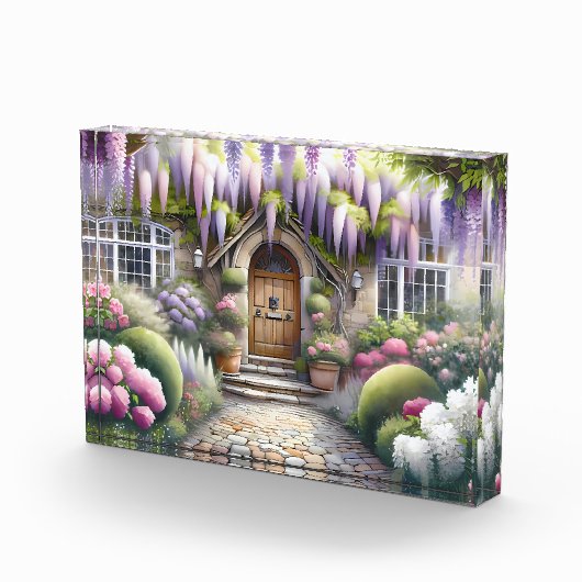 Whimsical Cottage Garden Pathway Fotoblokken (Rechts)