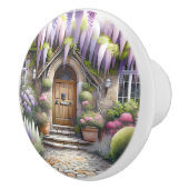 Whimsical Cottage Garden Pathway Keramische Knop (Rechts)