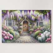Whimsical Cottage Garden Pathway Legpuzzel (Horizontaal)