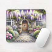 Whimsical Cottage Garden Pathway Muismat (Met muis)