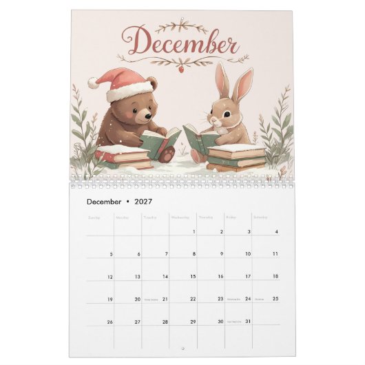 Whimsical Cottagecore Illustrations Study Kalender (Dec 2027)