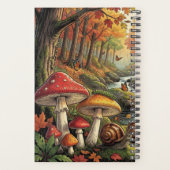 Whimsical Cottagecore Paddenstoelen | Gepersonalis Planner (Achterkant)