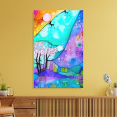 Whimsical Countryside Canvas Afdruk (Insitu (Woonkamer))