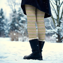 Whimsical Cozy Christmas  Leuke Schattigee Vakanti Leggings