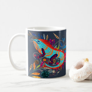 Whimsical Creats   Iguana Koffiemok
