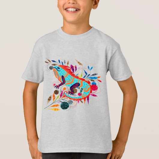 Whimsical Creats | Iguana T-shirt (Voorkant)