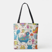 Whimsical Creatures Nieuwe Mama Tote Bag (Achterkant)