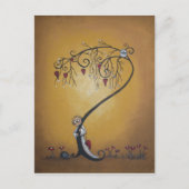 Whimsical Creeper Art Briefkaart verbergen en zoek (Voorkant)