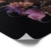 Whimsical Crescent Bloom Poster (Hoek)