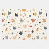 Whimsical Critter Wonderland Inpakpapier Vel (Voorkant 2)