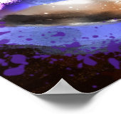 Whimsical Cup of Coffee Floral Personalized Poster (Hoek)