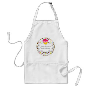 Whimsical Cupcake Bakery Personalized Schort