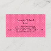 Whimsical Cupcake Baking Visitekaartje (Achterkant)