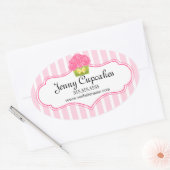 Whimsical Cupcake Bakkerij Stickers (Envelop)