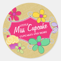 Whimsical Cupcake Floral en Doodle Lijst