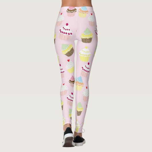 Whimsical Cupcake Leggings (Achterkant)