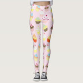 Whimsical Cupcake Leggings (Voorkant)