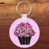 Whimsical Cupcake Sleutelhanger (Voorkant)