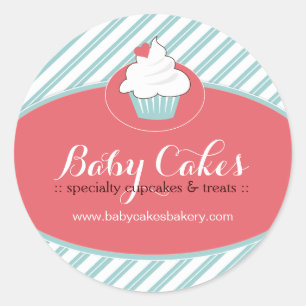 Whimsical Cupcake Sticker