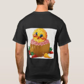 Whimsical Cupcake Wings T-shirt (Achterkant)