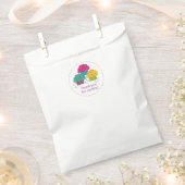 Whimsical Cupcakes Birthday Sprinkle Frosting Bedankzakje (Geknipt)