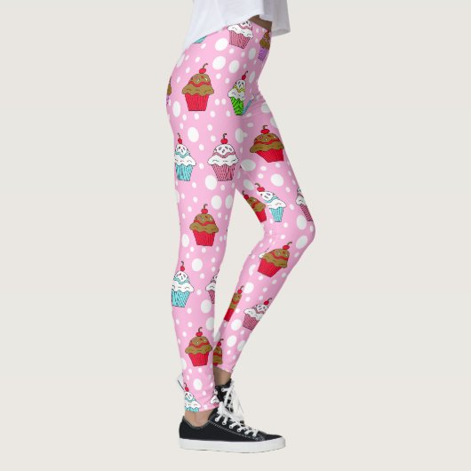 Whimsical Cupcakes Leggings (Rechts)