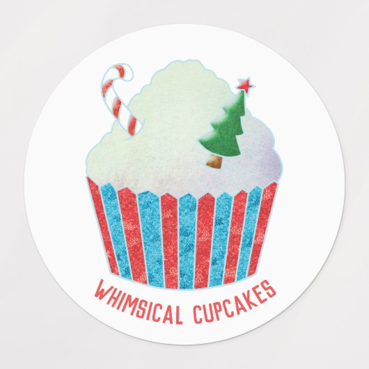 Whimsical Cupcakes Product Labels (Design 1)