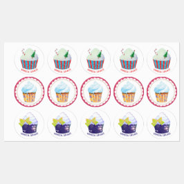 Whimsical Cupcakes Product Labels