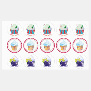 Whimsical Cupcakes Product Labels