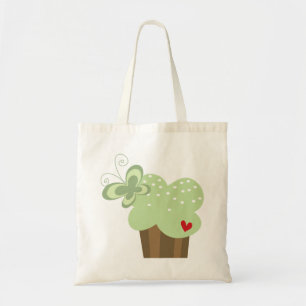 Whimsical Cupcakes Tree Butterflies Tote Bag