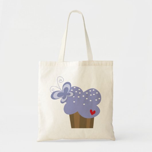 Whimsical Cupcakes Tree Butterflies Tote Bag (Voorkant)
