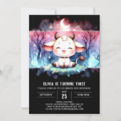 Whimsical Custom Koe Verjaardag Kaart (Voorkant)