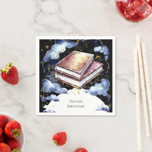 Whimsical Custom Magic Storybook Verjaardag Servet
