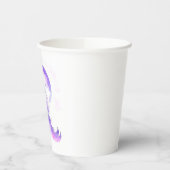 Whimsical Custom Woodland Wolf Verjaardag Papieren Bekers (Links)